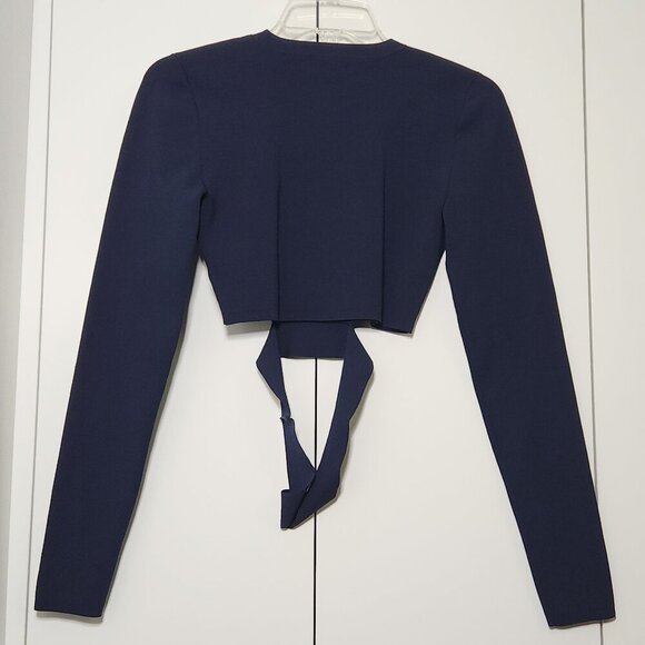 Aritzia Ten by Babaton Retrospect Sweater Women's Size M Navy Blue - Picture 5 of 7